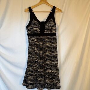 Tek Gear Black and Gray Sporty Dress